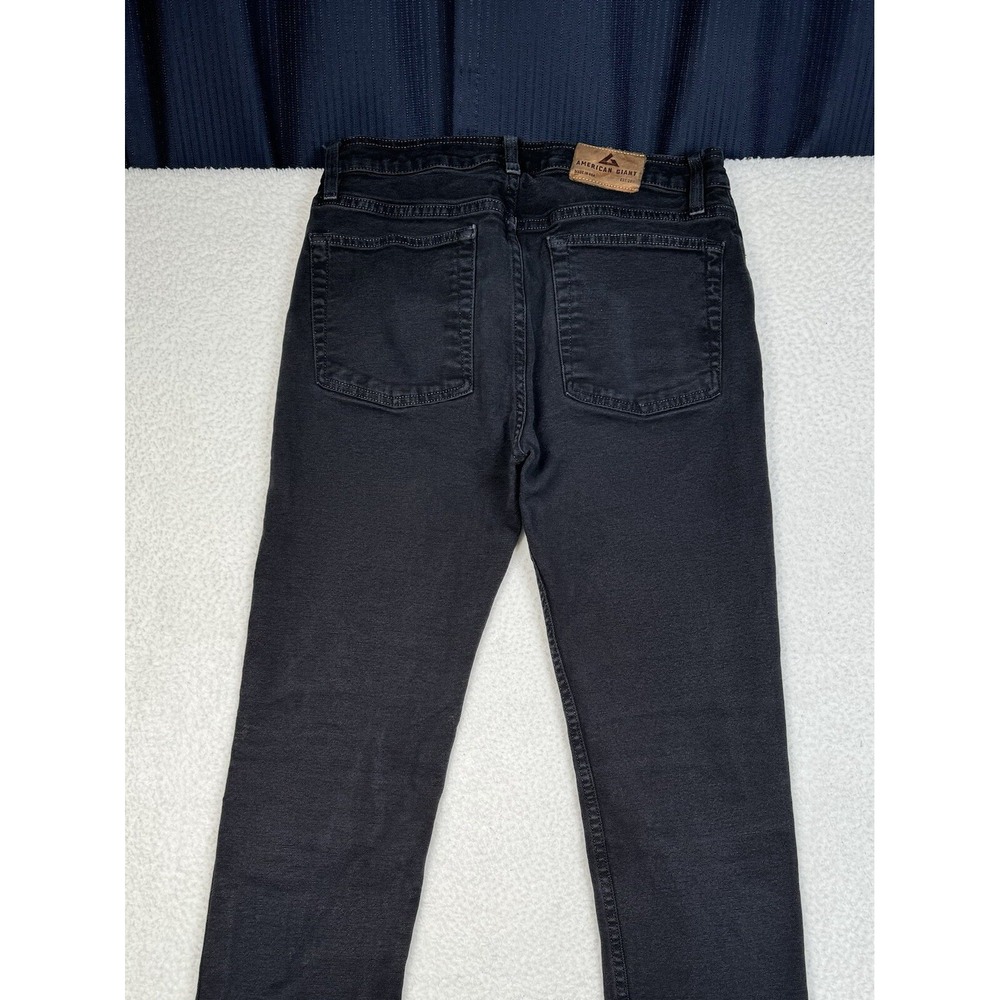 American Giant Black Jeans Skinny FIT - Men's 30x32 Fits 30x30 - Picture 7 of 13